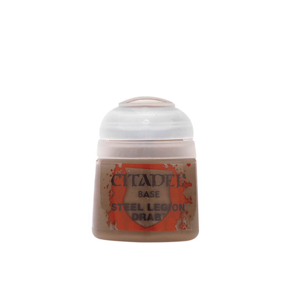 Citadel Miniatures Citadel Colour Base: Steel Legion Drab (12ml) afbeelding