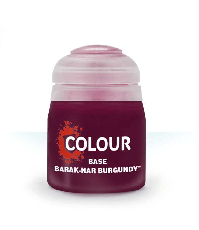 Citadel Colour Base: Barak-Nar Burgundy (12ml) - Miniature Paint