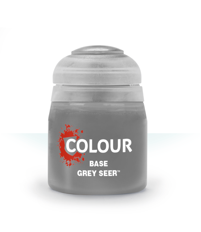 Citadel Colour Base: Grey Seer (12ml) - Miniature Paint