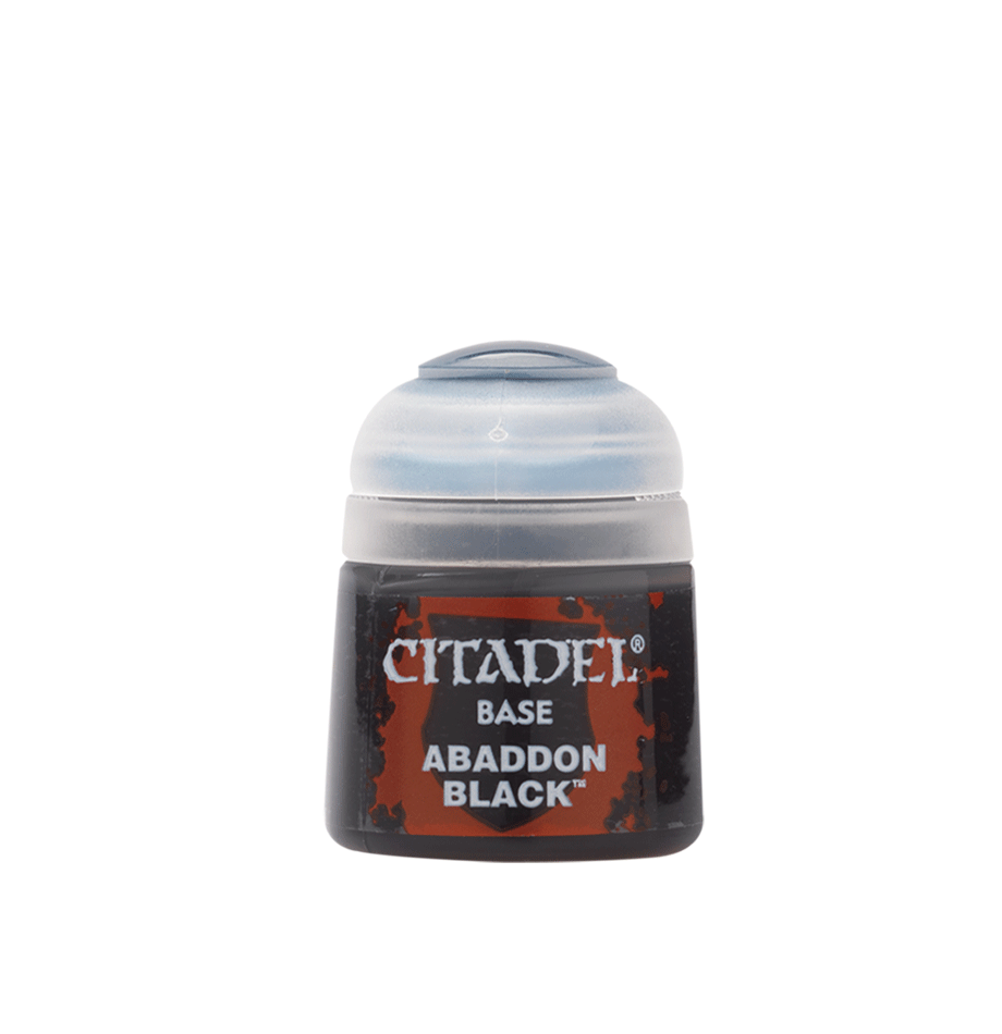 Citadel Miniatures Citadel Colour Base: Abaddon Black (12ml) afbeelding