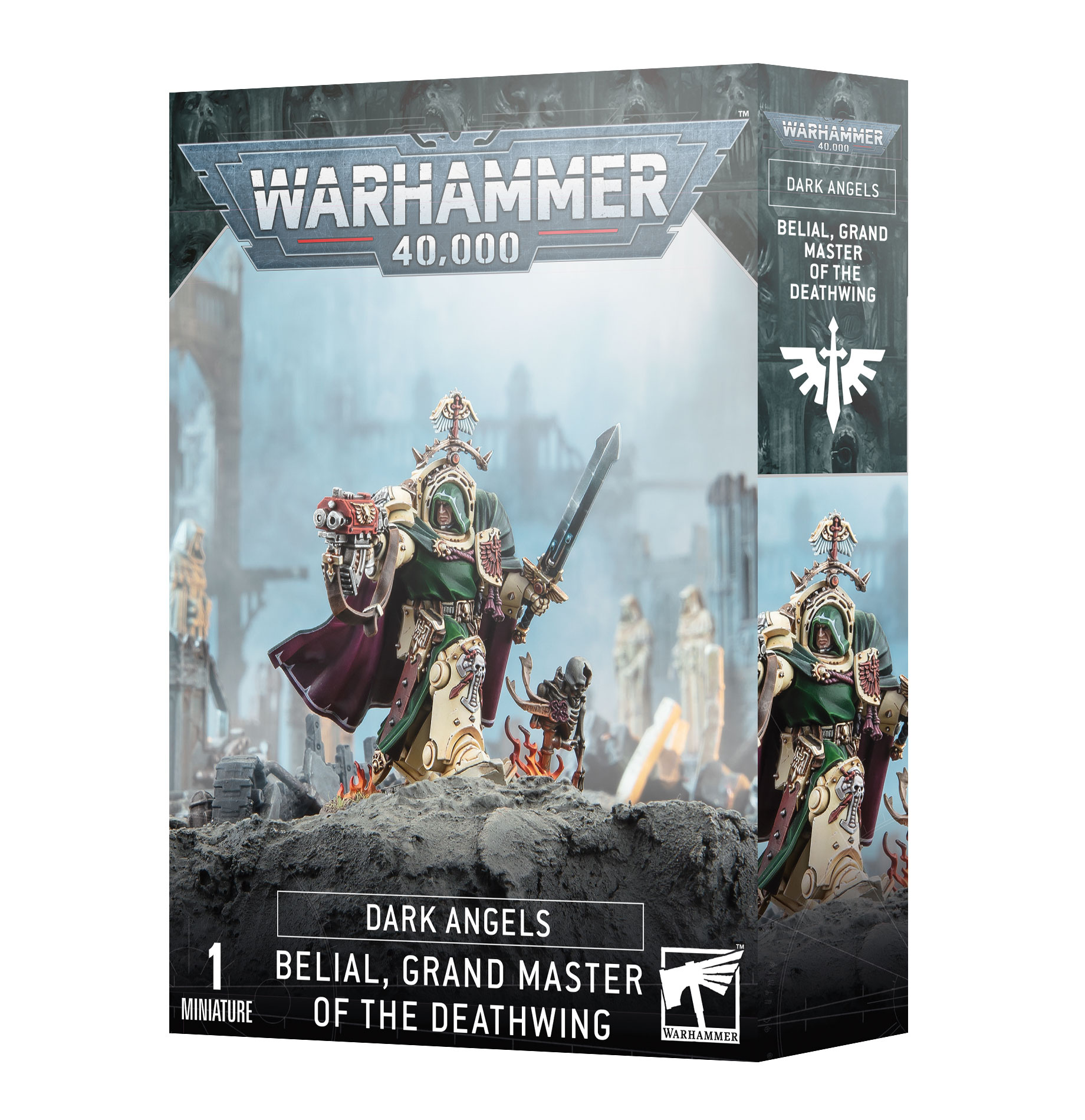 Citadel Miniatures Dark Angels: Belial, Grand Master of the Deathwing afbeelding