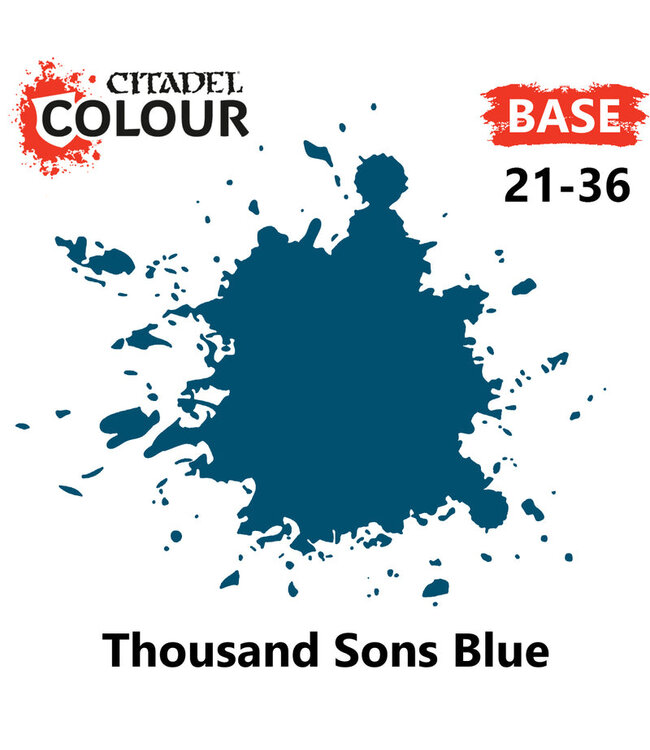 Citadel Colour Base: Thousand Sons Blue (12ml) - Miniature Paint