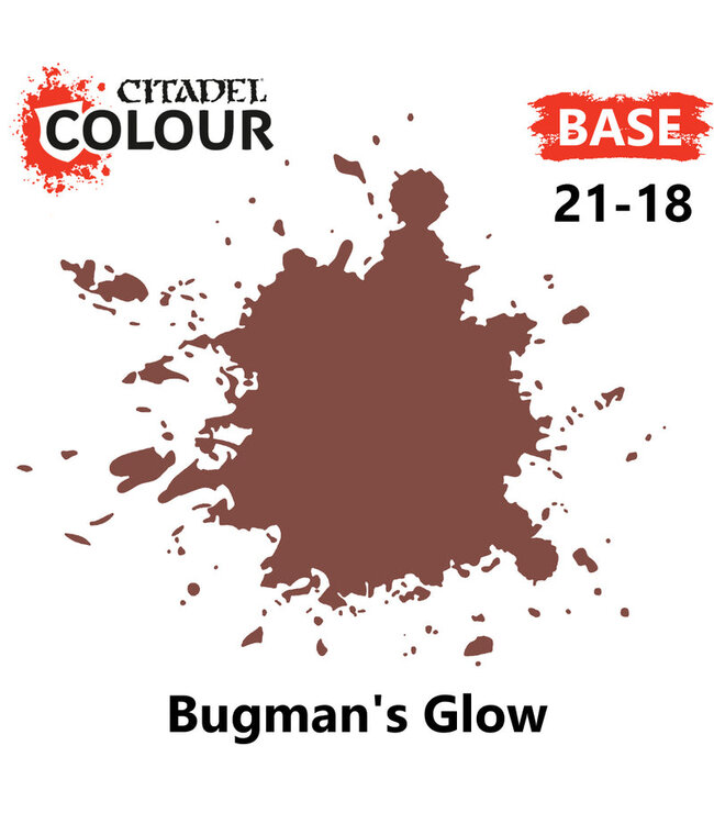 Citadel Colour Base: Bugman's Glow (12ml) - Miniature Paint