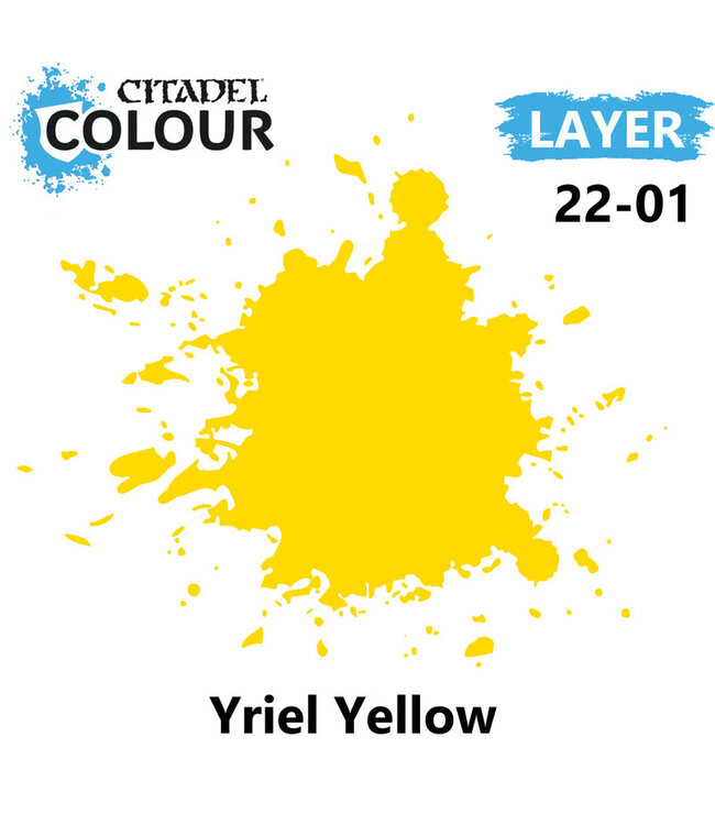 Citadel Colour Layer: Yriel Yellow (12ml) - Miniature Paint