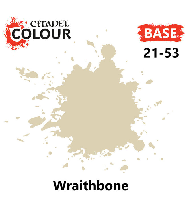 Citadel Colour Base: Wraithbone (12ml) - Miniature Paint