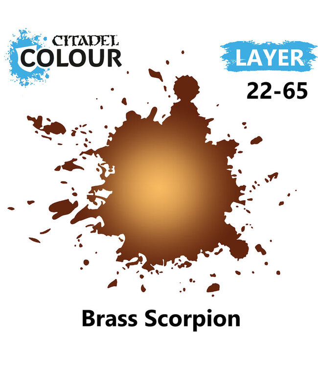 Citadel Colour Layer: Brass Scorpion (12ml) - Miniature Paint