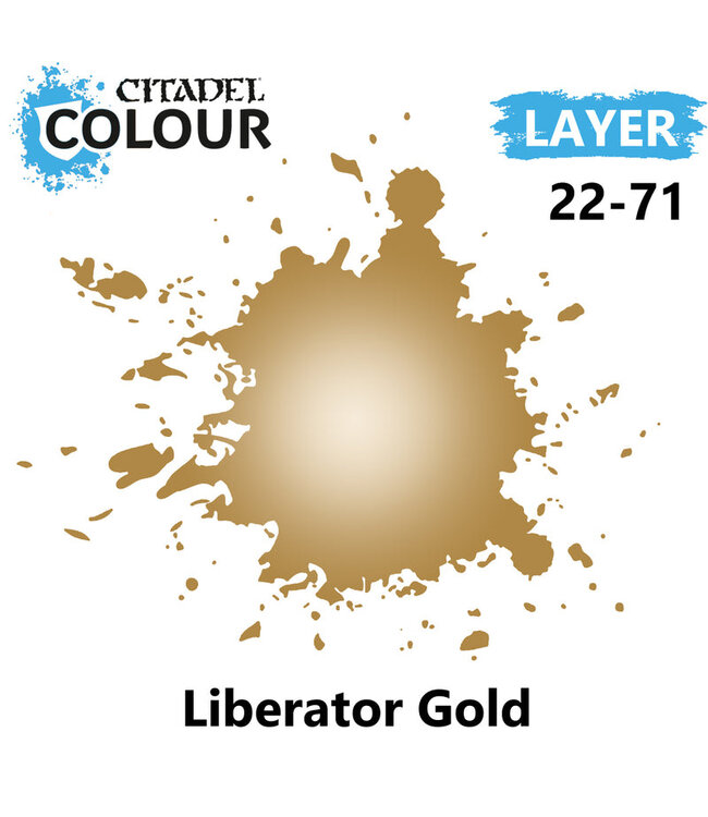 Citadel Colour Layer: Liberator Gold (12ml) - Miniature Paint