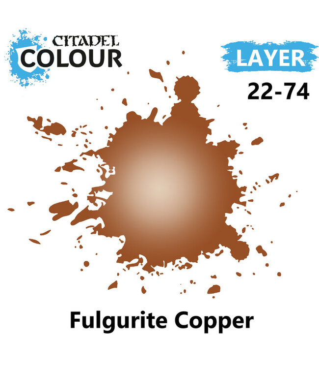Citadel Colour Layer: Fulgurite Copper (12ml) - Miniature Paint