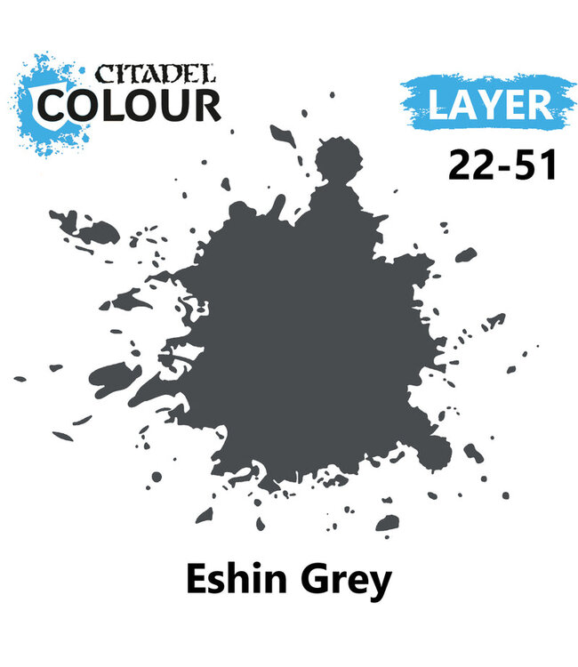 Citadel Colour Layer: Eshin Grey (12ml) - Miniature Paint