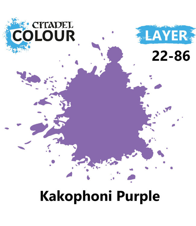 Citadel Colour Layer: Kakophoni Purple (12ml) - Miniature Paint