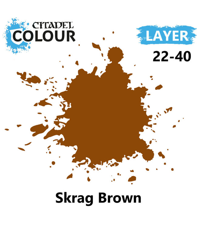 Citadel Colour Layer: Skrag Brown (12ml) - Miniature Paint