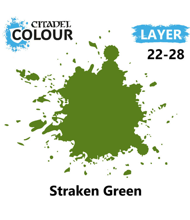 Citadel Colour Layer: Straken Green (12ml) - Miniature Paint