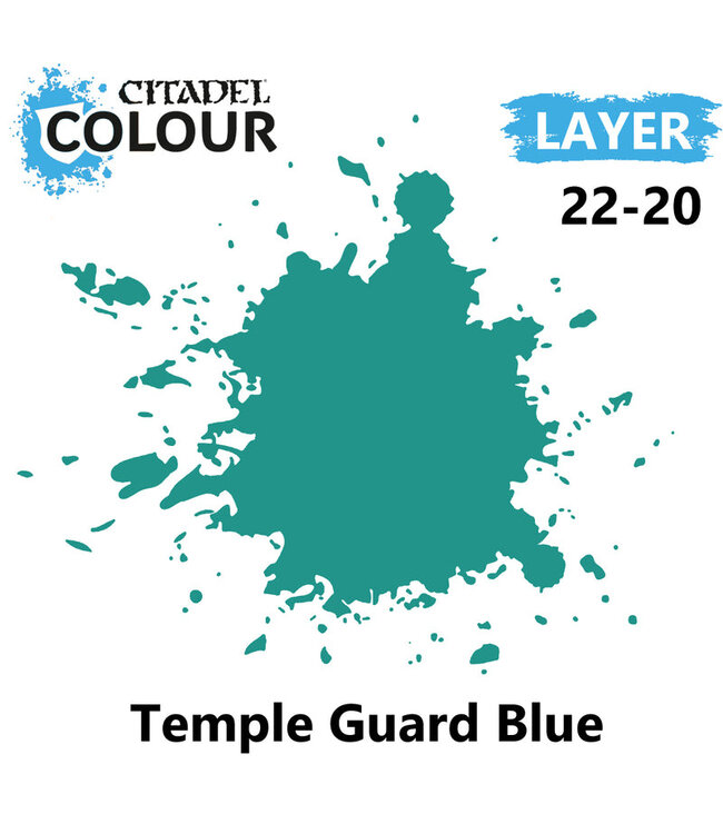 Citadel Colour Layer: Temple Guard Blue (12ml) - Miniature Paint