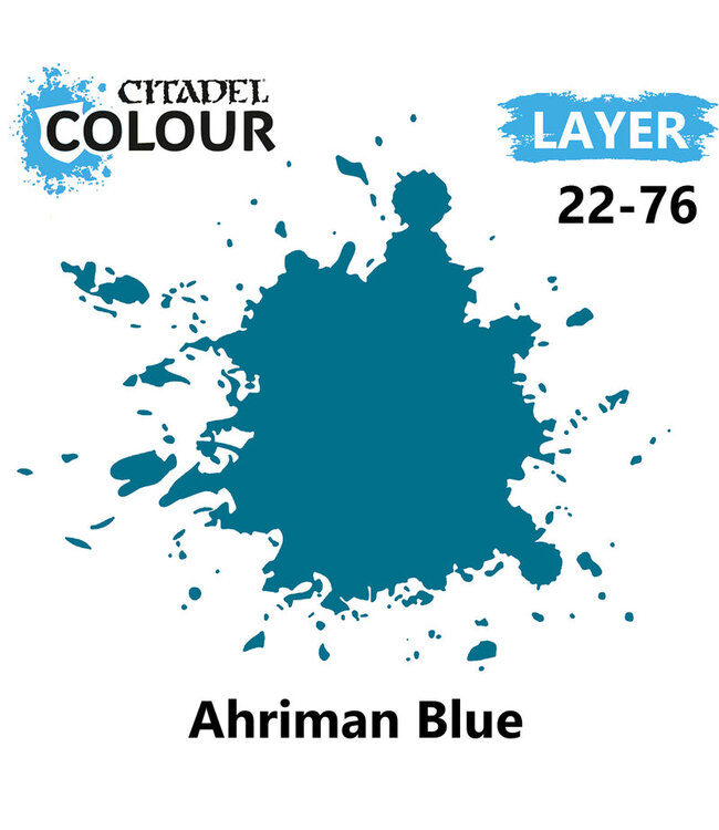 Citadel Colour Layer: Ahriman Blue (12ml) - Miniature Paint