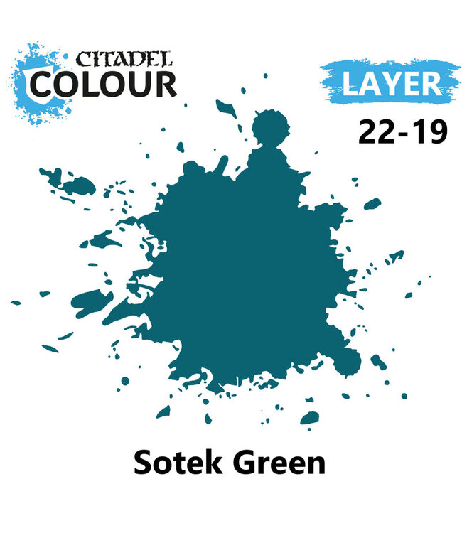 Citadel Colour Layer: Sotek Green (12ml) - Miniature Paint
