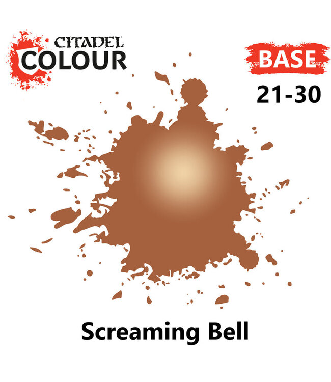 Citadel Colour Base: Screaming Bell (12ml) - Miniature Paint
