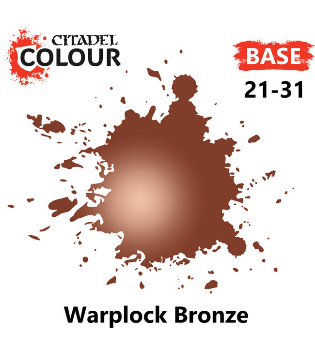 Citadel Colour Base: Warplock Bronze (12ml) - Miniature Paint