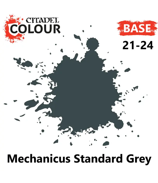 Citadel Colour Base: Mechanicus Standard Grey (12ml) - Miniature Paint