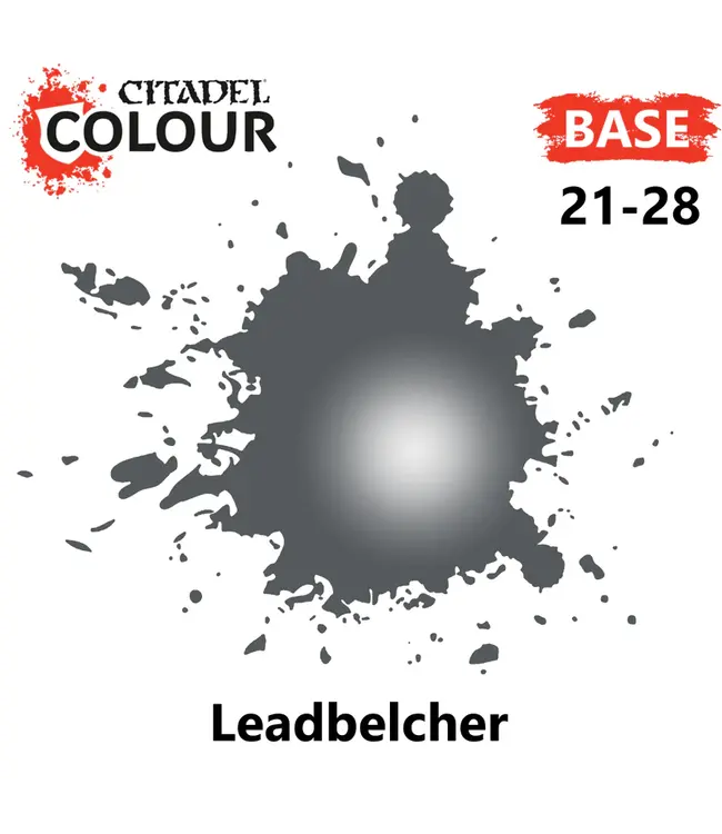Citadel Colour Base: Leadbelcher (12ml) - Miniature Paint