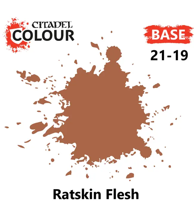 Citadel Colour Base: Ratskin Flesh (12ml) - Miniature Paint
