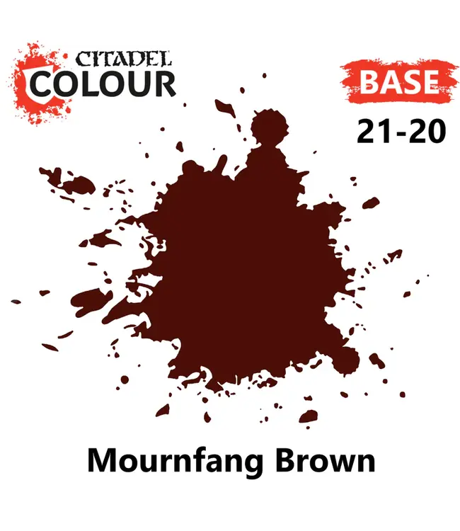 Citadel Colour Base: Mournfang Brown (12ml) - Miniature Paint