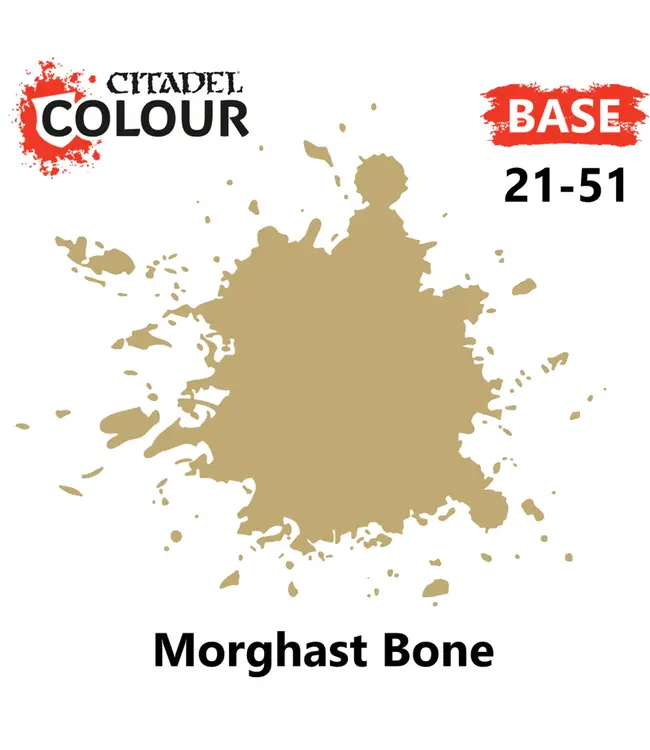 Citadel Colour Base: Morghast Bone (12ml) - Miniature Paint
