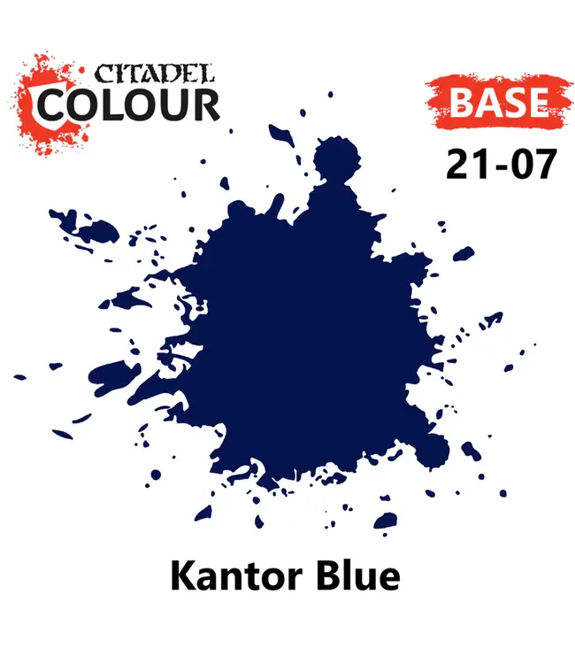 Citadel Colour Base: Kantor Blue (12ml) - Miniature Paint