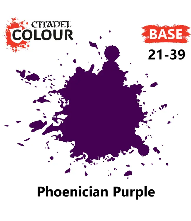 Citadel Colour Base: Phoenician Purple (12ml) - Miniature Paint