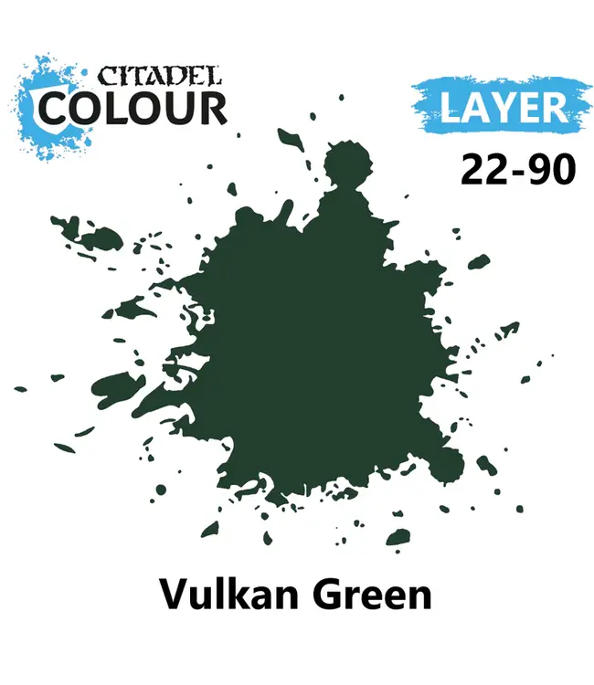 Citadel Colour Layer: Vulkan Green (12ml) - Miniature Paint