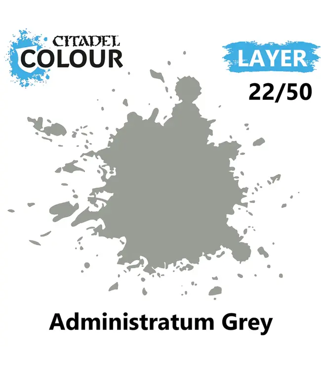 Citadel Colour Layer: Administratum Grey (12ml) - Miniature Paint
