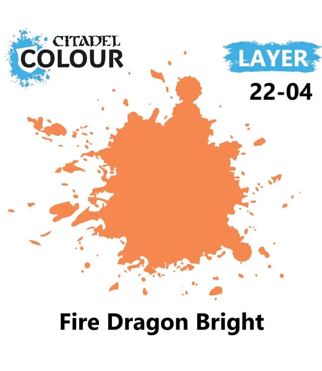 Citadel Colour Layer: Fire Dragon Bright (12ml) - Miniature Paint