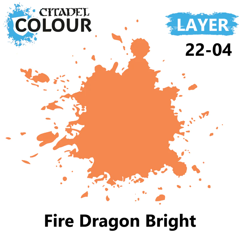 Citadel Colour Layer Fire Dragon Bright (12ml) Miniature Paint