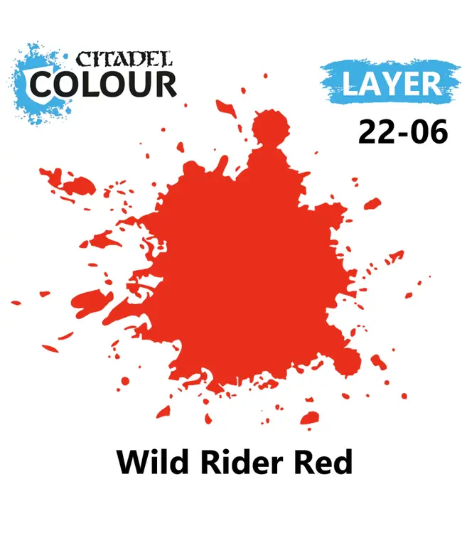 Citadel Colour Layer: Wild Rider Red (12ml) - Miniature Paint