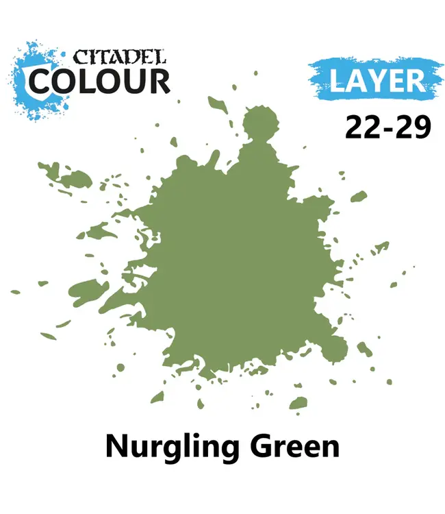 Citadel Colour Layer: Nurgling Green (12ml) - Miniature Paint