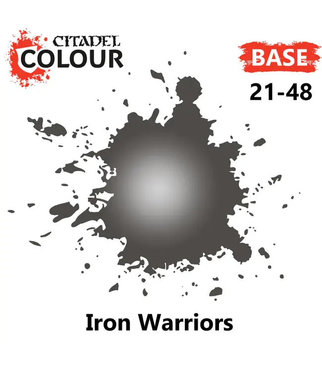 Citadel Colour Base: Iron Warriors (12ml) - Miniature Paint