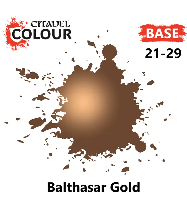Citadel Colour Base: Balthasar Gold (12ml) - Miniature Paint