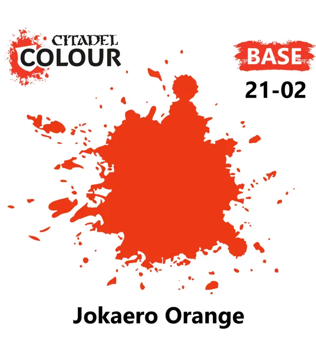 Citadel Colour Base: Jokaero Orange (12ml) - Miniature Paint