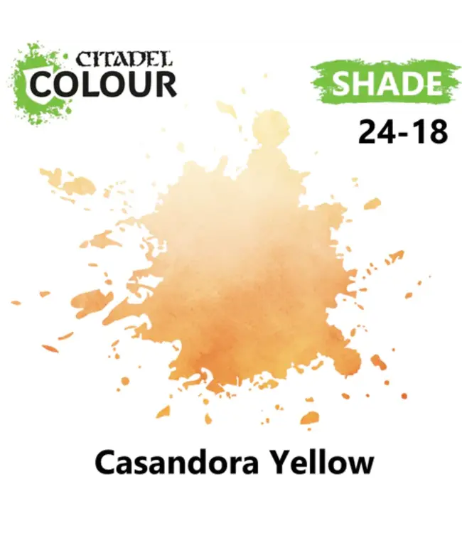 Citadel Colour Shade: Casandora Yellow (18ml) - Miniature Paint