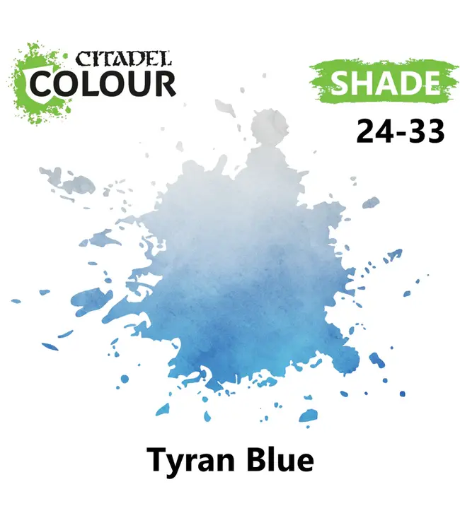 Citadel Colour Shade: Tyran Blue (18ml) - Miniature Paint