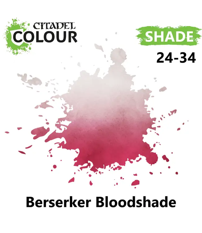 Citadel Colour Shade: Berserker Bloodshade (18ml) - Miniature Paint