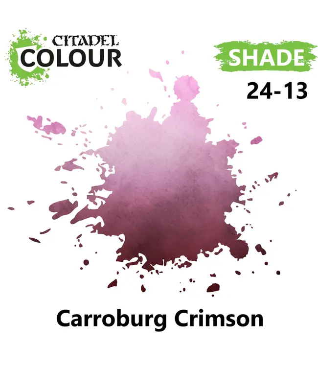 Citadel Colour Shade: Carroburg Crimson (18ml) - Miniature Paint