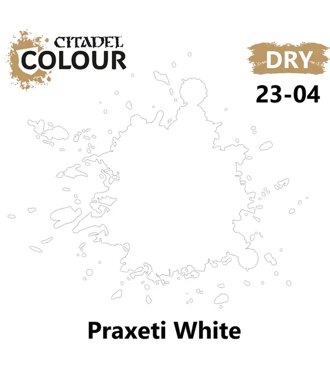 Citadel Colour Dry: Praxeti White (12ml) - Miniature Paint