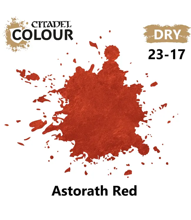 Citadel Colour Dry: Astorath Red (12ml) - Miniature Paint