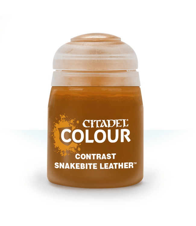 Citadel Colour Contrast: Snakebite Leather (18ml) - Miniature Paint