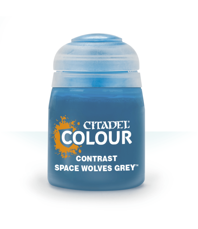 Citadel Colour Contrast:  Space Wolves Grey (18ml) - Miniature Paint