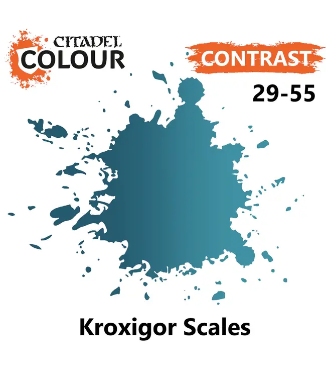 Citadel Colour Contrast:  Kroxigor Scales (18ml) - Miniature Paint
