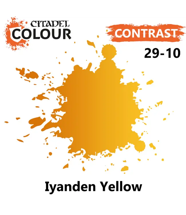 Citadel Colour Contrast:  Iyanden Yellow (18ml) - Miniature Paint