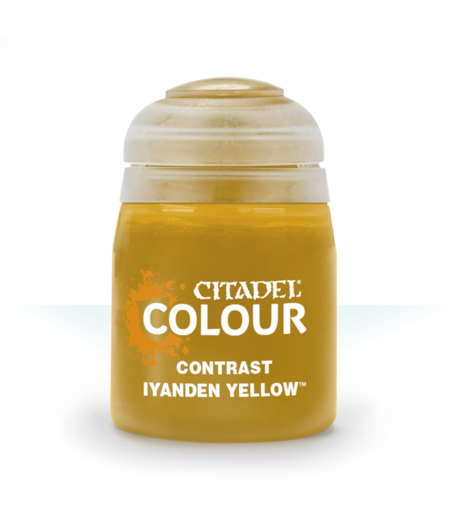 Citadel Colour Contrast:  Iyanden Yellow (18ml) - Miniature Paint
