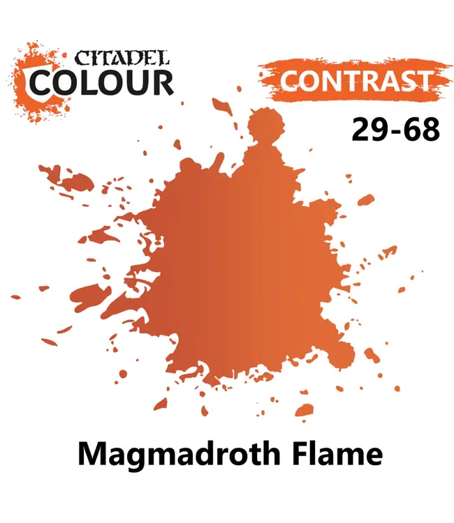 Citadel Colour Contrast:  Magmadroth Flame (18ml) - Miniature Paint