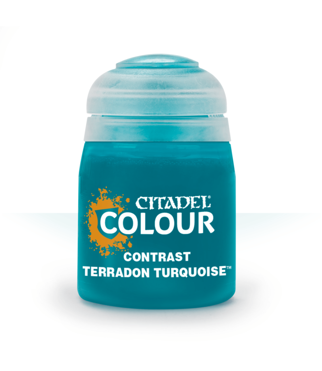 Citadel Colour Contrast:  Terradon Turquoise (18ml) - Miniature Paint